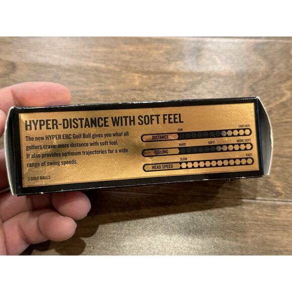 Callaway Hyper ERC Soft Golf Balls Hyper Distance With Soft Steel 3-Pack New - Picture 3 of 7